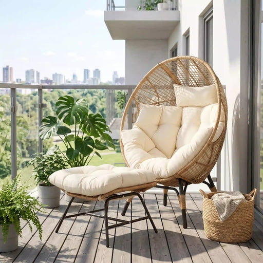 Charlotte Egg Chair Natural-Creative Living