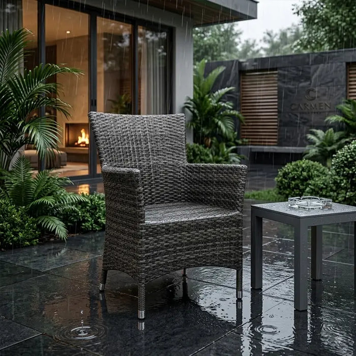 Carmen Classic Armchair Mixed Grey