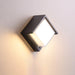 Outdoor Wall Mounted Light - Square Black - Creative Living