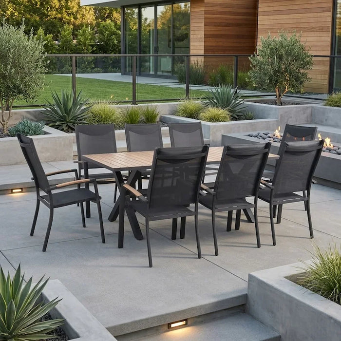 Roma 8-seater Dining Set-creative living