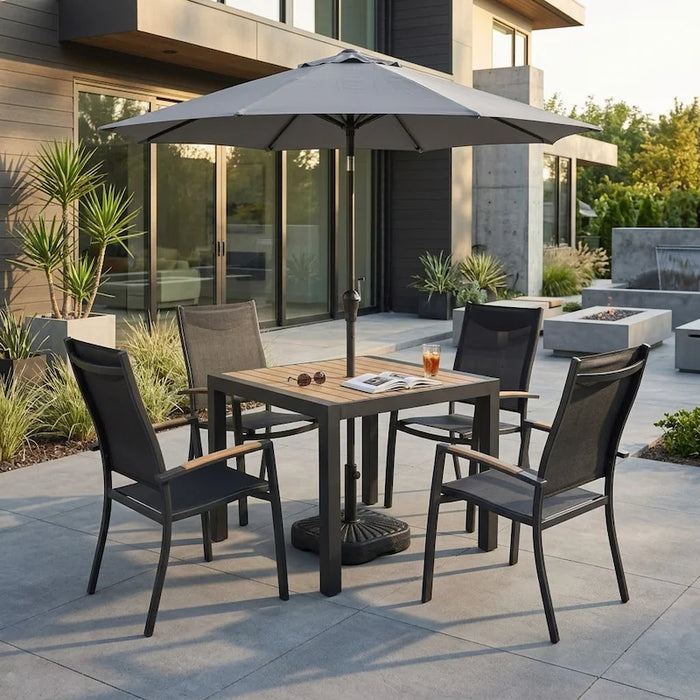 Roma 4-seater Dining Set-Creative Living