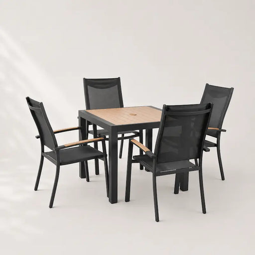Roma 4-seater Dining Set-Creative Living