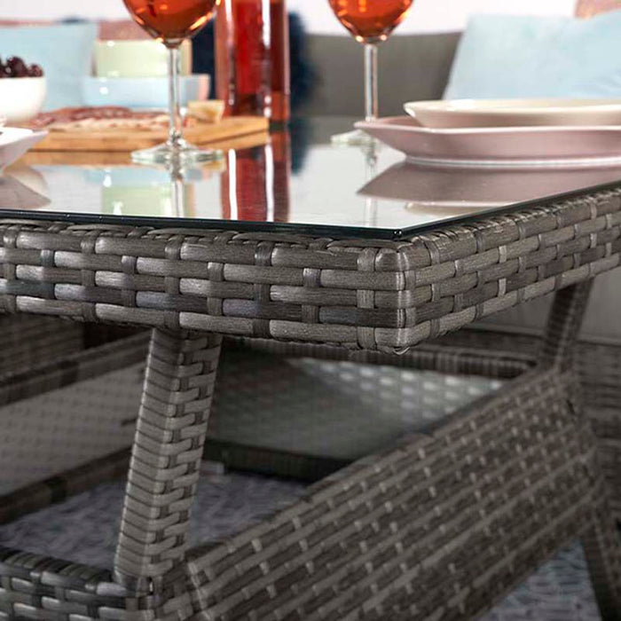 Georgia Corner Dining Set Grey