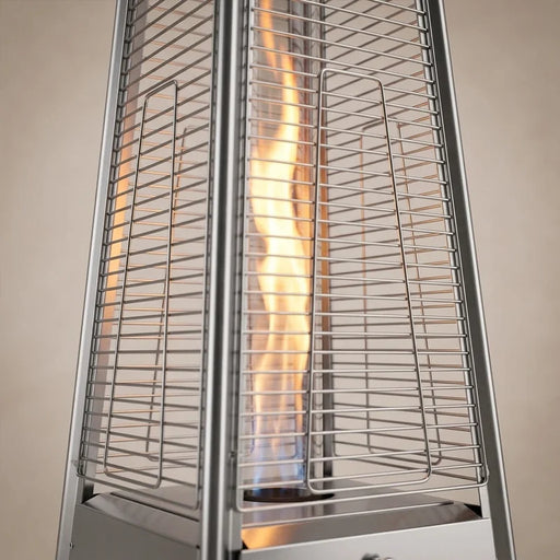 Stainless Steel Pyramid Gas Flame Patio HeaterCreative Living