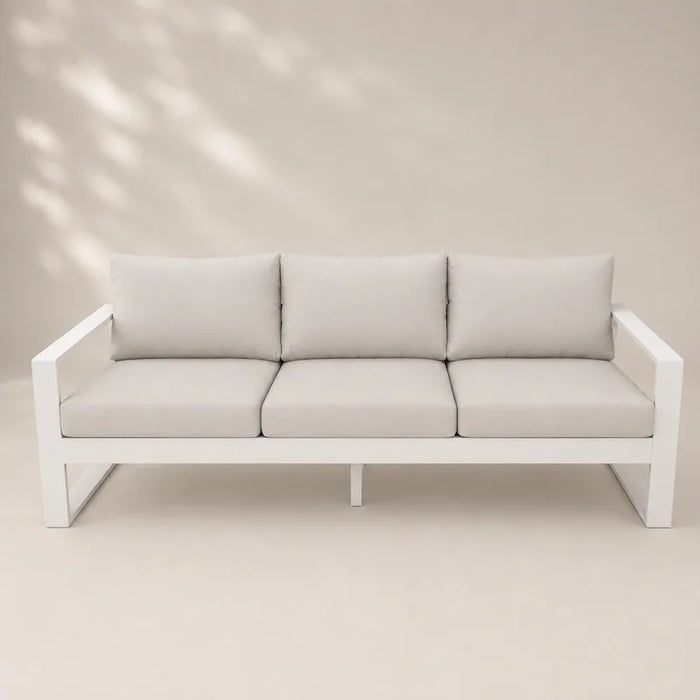Coline 3 Seat Sofa White-Creative Living