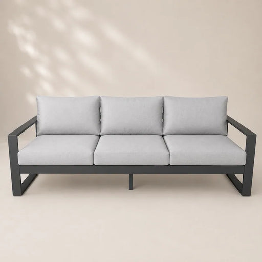 Coline 3 Seat Sofa Dark Charcoal-Creative Living