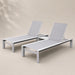 Amalfi Sunlounger Set White - Creative Living