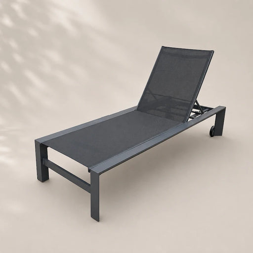 Amalfi Sunlounger Charcoal-Creative Living