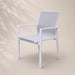 Amalfi 6-seater Dining Set White-Creative Living