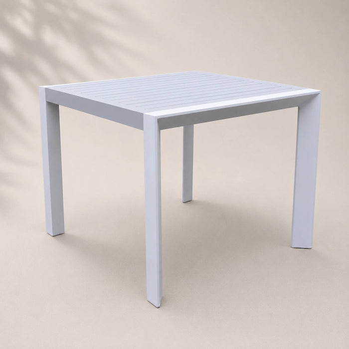 Amalfi 4-seater Dining Set White-Creative Living