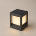 Sleek Solar Cube Garden Post Light-Creative Living