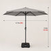 Ocean 2.7m Umbrella With Base Grey