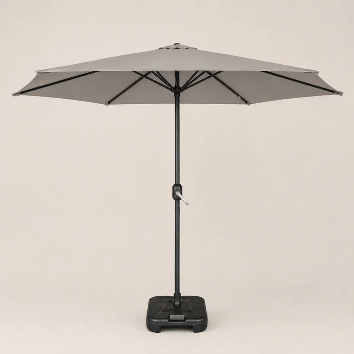 Ocean 2.7m Umbrella With Base Grey
