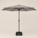 Ocean 2.7m Umbrella With Base Grey