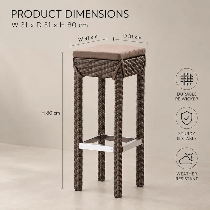 Serena Bar Stool Brown