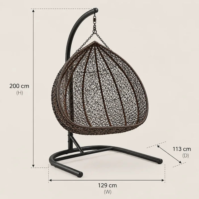 Daydreamer 2-Seater Hanging Chair- Creative Living