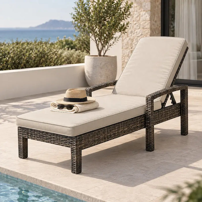 Carmen Lounger Mix Brown