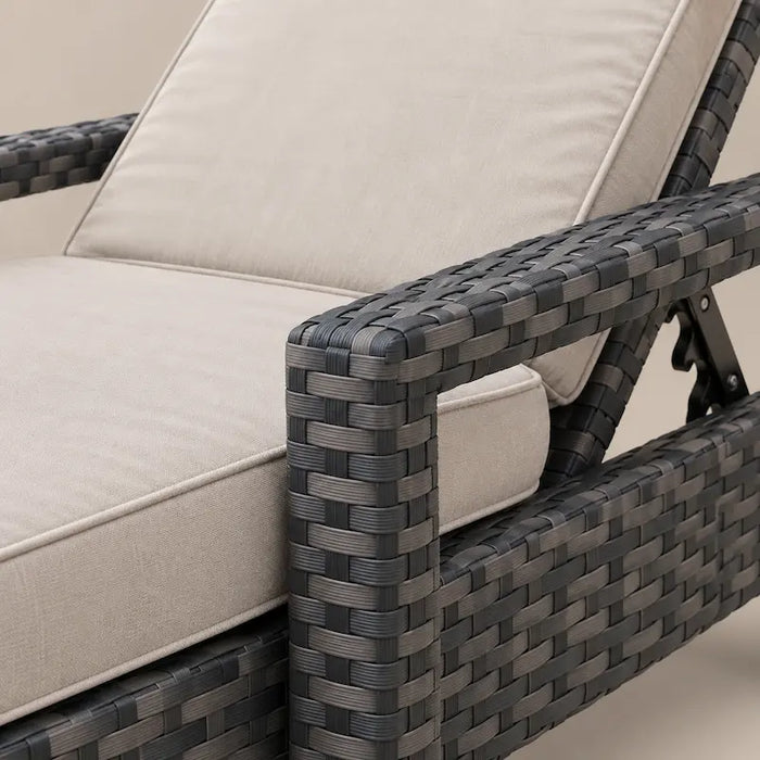 Carmen Lounger Mix Brown