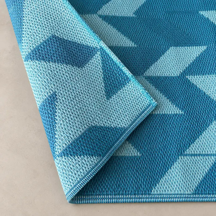 Outdoor Rug Blue Diamond 244x305cm-Creative Living