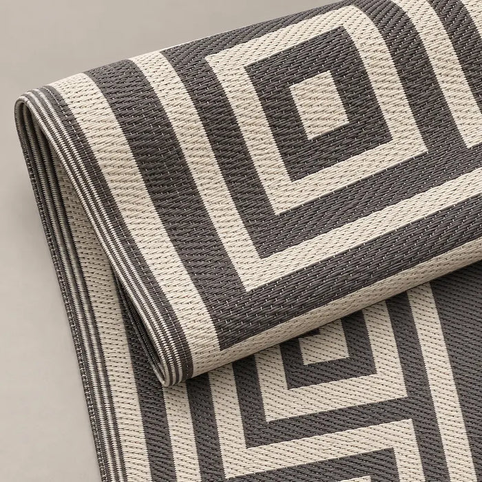Outdoor Rug Brown 244x335cm-Creative Living