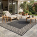 Outdoor Rug Brown 244x335cm-Creative Living