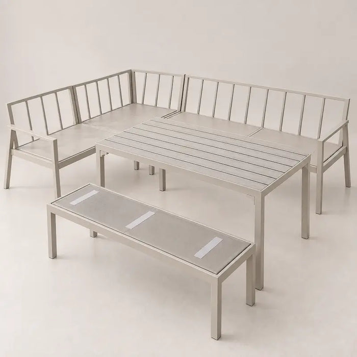 Valeria Corner Dining Lounge Set-Creative Living