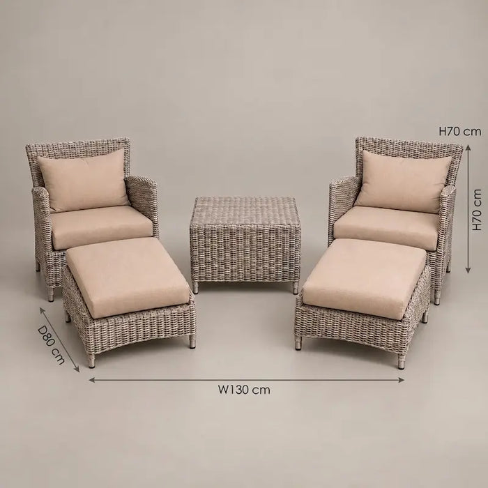 Como 5-Piece Balcony Set