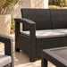 Brooklyn 4-Piece Conversation Set Charcoal-Creative Living