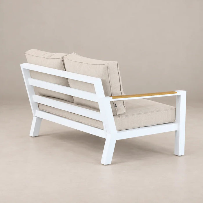 Bilbao 4-Piece Corner Lounge Set White-Creative Living