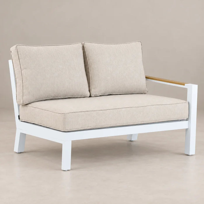 Bilbao 4-Piece Corner Lounge Set White-Creative Living