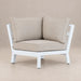 Bilbao 4-Piece Corner Lounge Set White-Creative Living