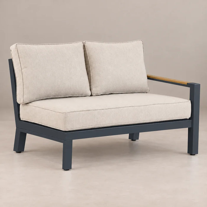 Bilbao 4-Piece Corner Lounge Set Charcoal-Creative Living
