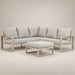 Lezo 4-Piece Corner Lounge Set Sand-Creative Living
