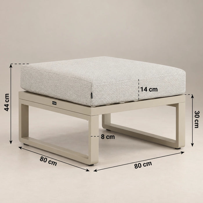 Lezo 4-Piece Corner Lounge Set Sand-Creative Living