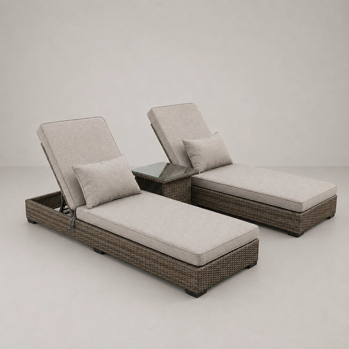 Lido Resort Sun Lounger Set-Creative Living