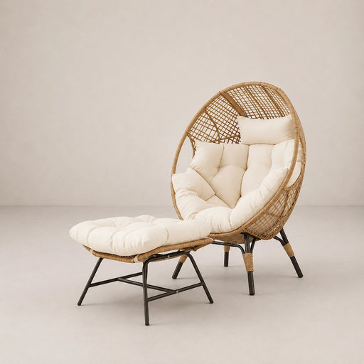 Charlotte Egg Chair Natural-Creative Living