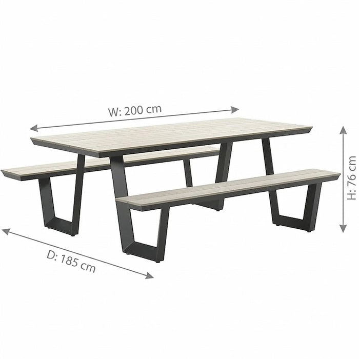 Bell Picnic Bench-Creative Living
