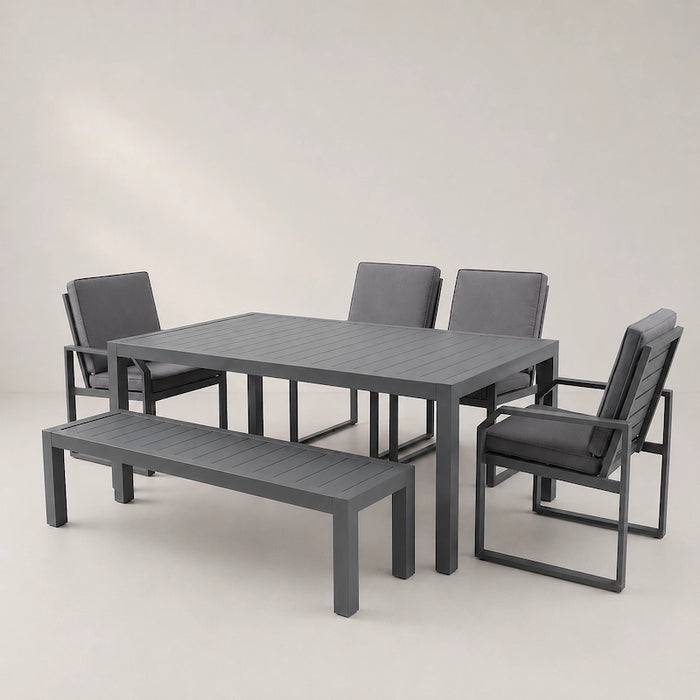 Alarna Bench Dining Set-Creative Living