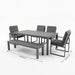 Alarna Bench Dining Set-Creative Living