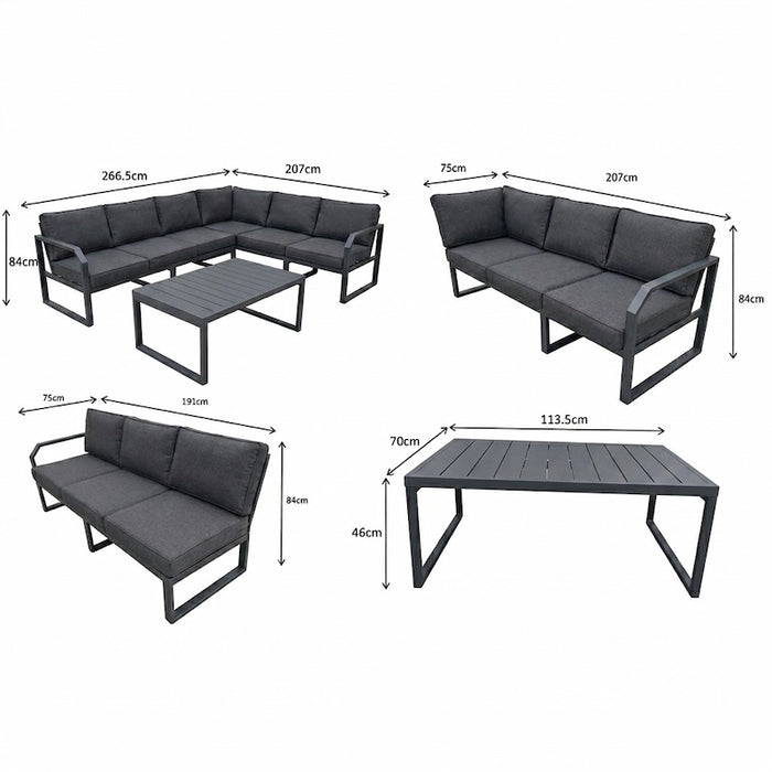 Alarna Corner Sofa Set