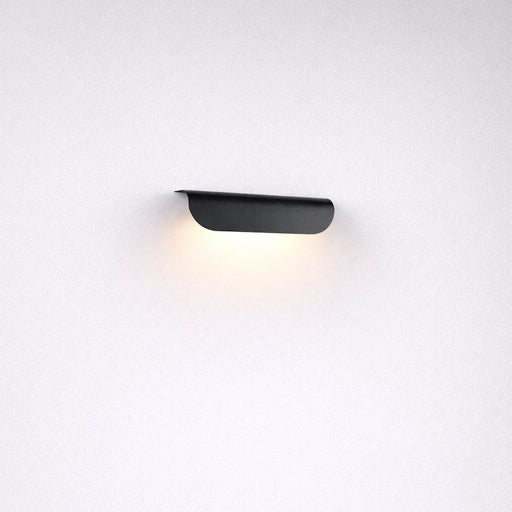 Black Modern Curved LED Sconce Lamp from Creative-Living.co.za