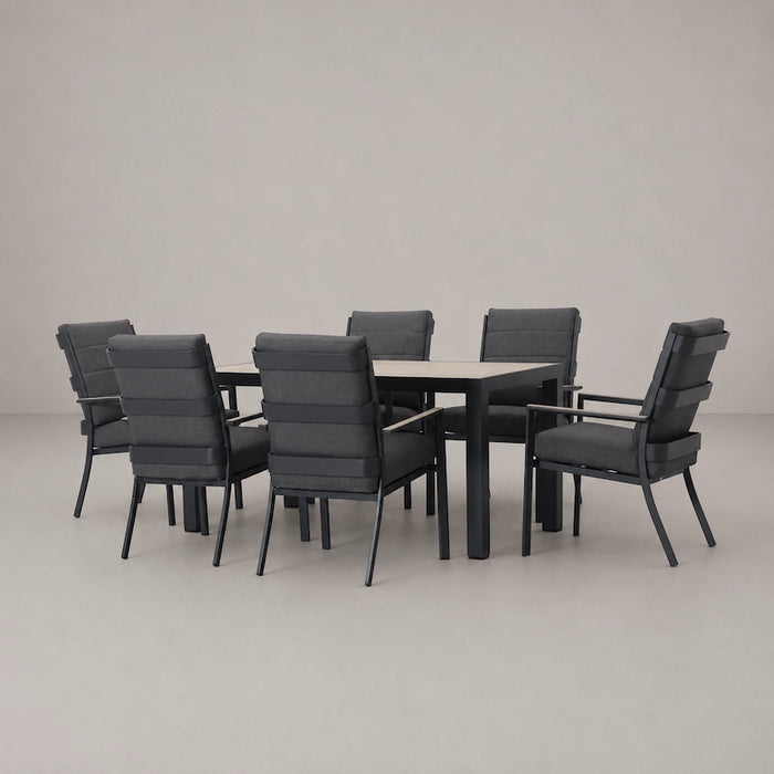 Mannington 6-seater Dining Set-Creative Living