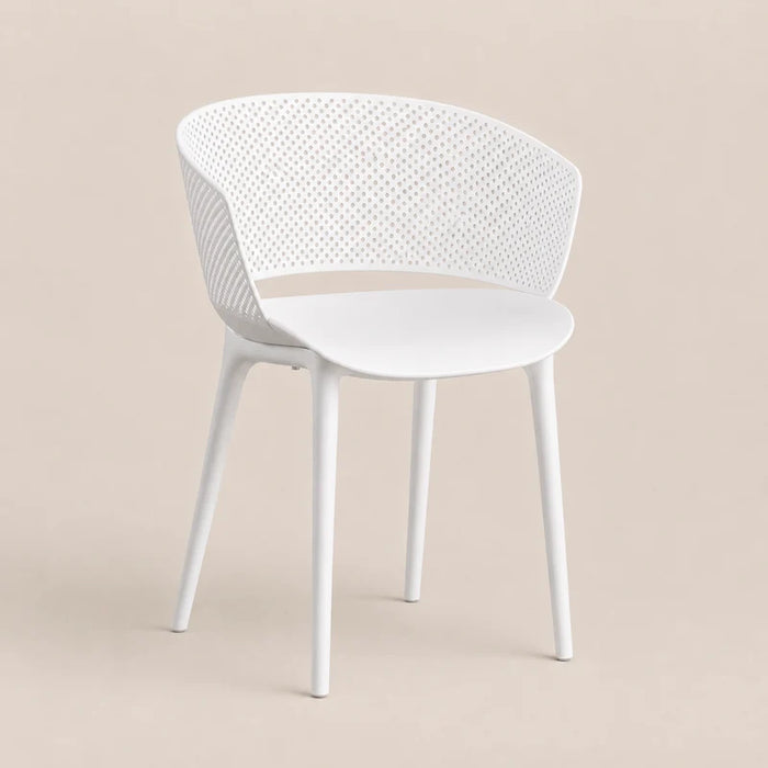 Lena Dining Chair - White- Creative Living