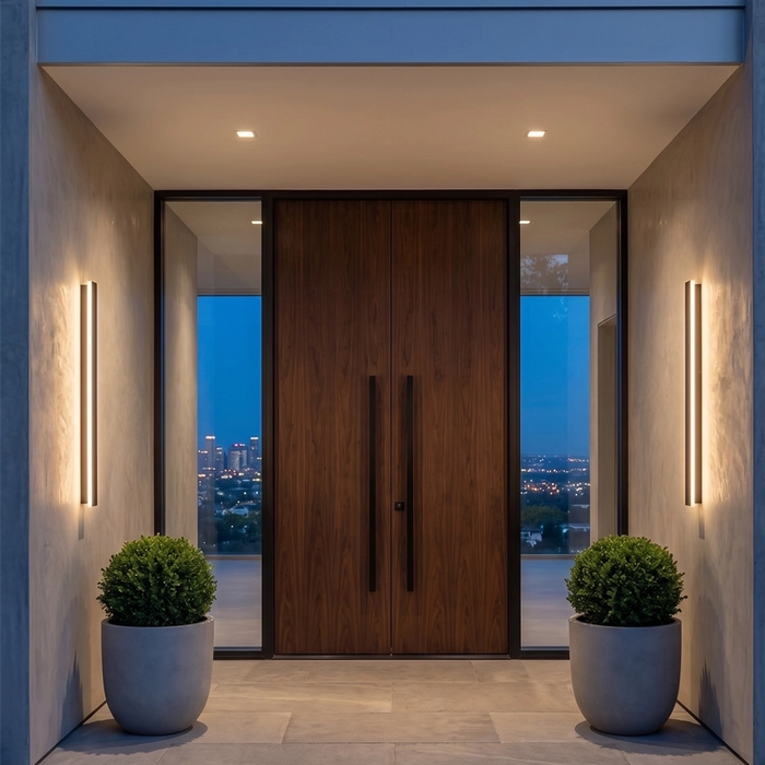 Outdoor Long Strip B120cm Wall Lamp - Creative Living
