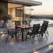 Roma Recline 6-Seater Dining Set-Creative Living