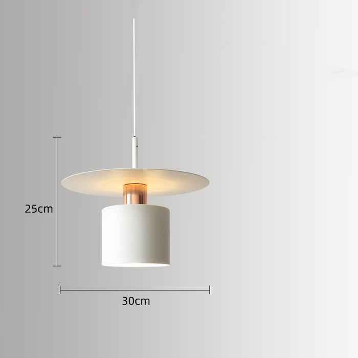 White Axis Cylinder Spotlight Pendant by Creative Living