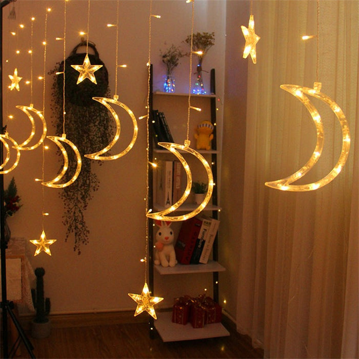 Curtain String Lights | 6 Moon 6 Star 3.5m