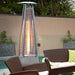 Silver Tower Gas Flame Patio Heater - Creative Living