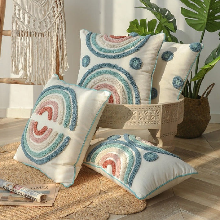 Moroccan Scatter Cushion - Cool Rainbow - Creative Living