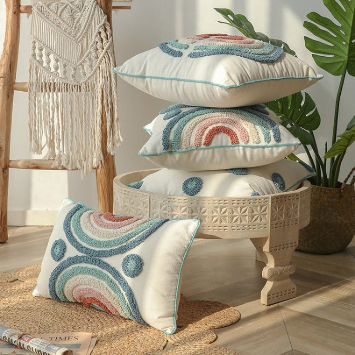 Moroccan Scatter Pillow - Cool Rainbow - Creative Living